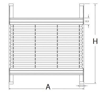 Configurator plisségardin VS2-SC summary