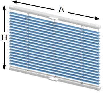 Configurator Aluminium Persienner 25 mm Luna summary