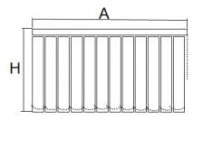 Configurator vertical blind summary