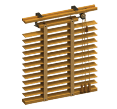 Configurator wooden horizontal blind 50 mm summary