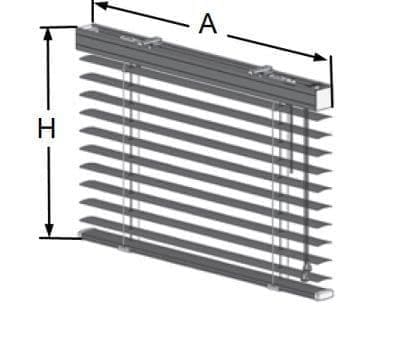 Configurator Aluminium Persienner 25 mm summary