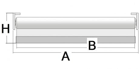 Configurator rullgardin dimensions