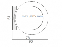 002-Bracket RBF CAMF rullgardiner dimensioner 001