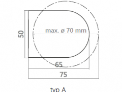 002-Bracket RBF RT32F rullgardiner typ A dimensions 001