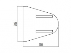 001-2019 rullgardin 19 mm