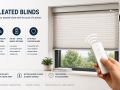 Motorized pleated blinds