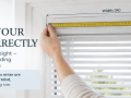 Measuring windows before ordering blinds