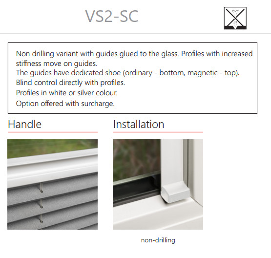 Plissegardin Cosiflor VS2-SC